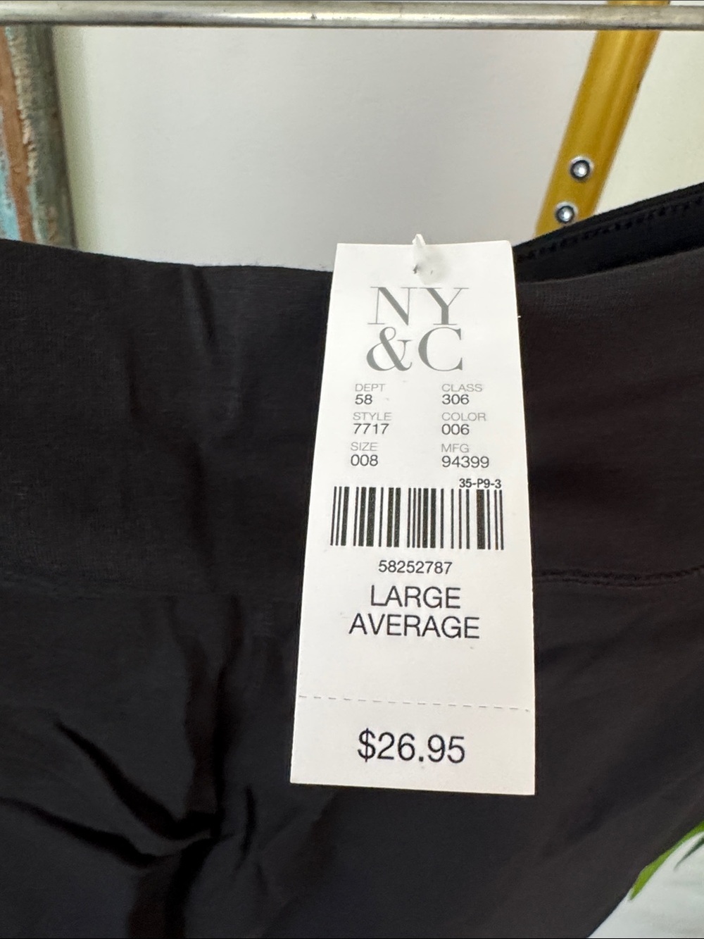 New York & Company Black Stretch bootcut Yoga Pants NWT L - Picture 2 of 16